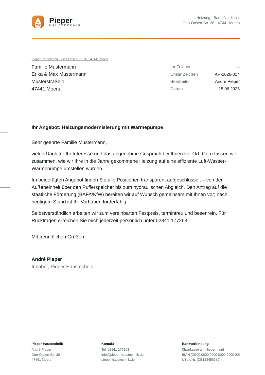 Briefbogen Vorschau
