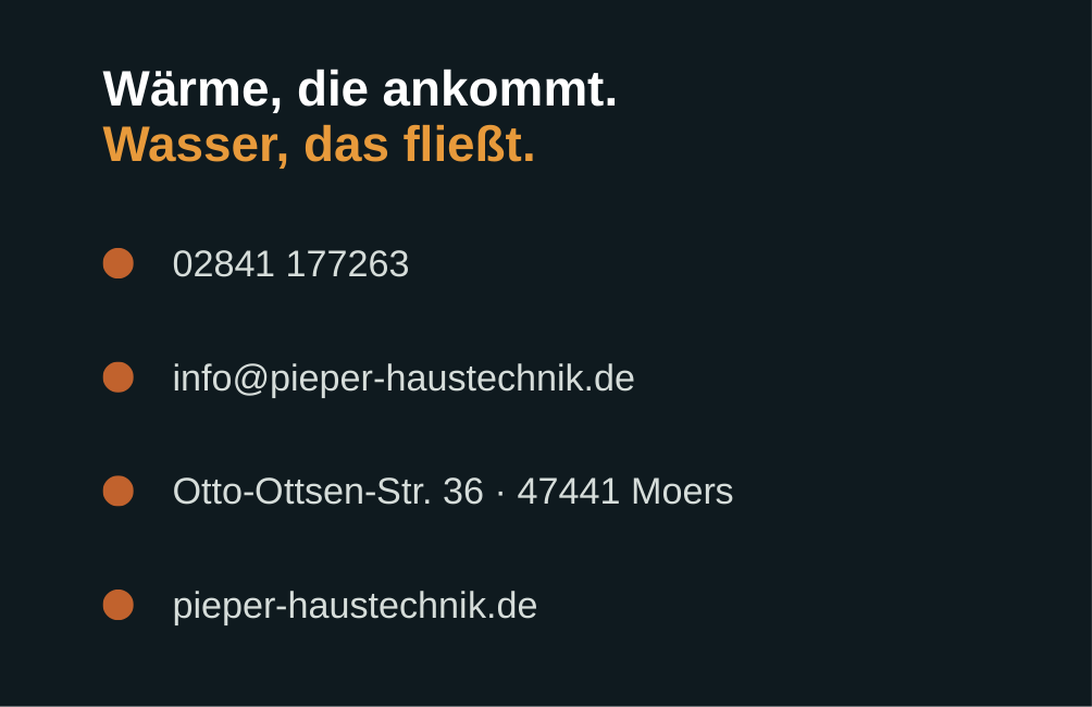 Visitenkarte Rückseite